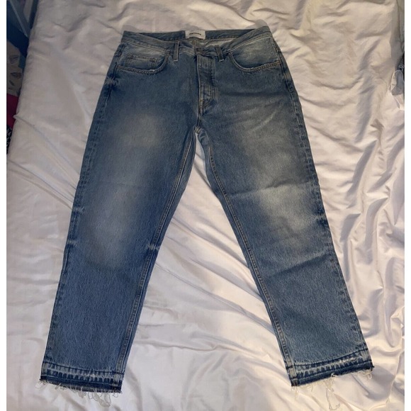 Harmony‎ Paris Men’s Denim Dorian Jeans Size 34 Cotton Button Fly Straight Italy - Picture 11 of 11